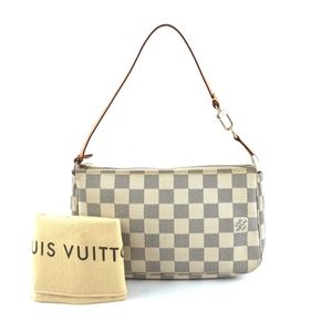 Louis Vuitton Pochette Leather Strap Bag